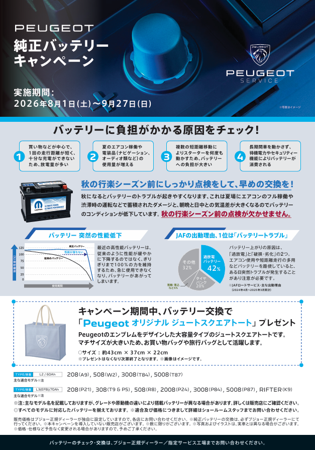 バッテリー交換キャンペーン★